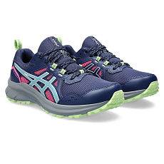 СЦ*Кроссовки бег. жен. ASICS Trail Scout 3 1012B516 400, р.5.5 (рос.34,5),иск.кожа,текстиль,сини