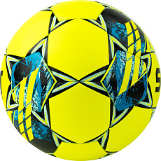 Мяч футб. SELECT Team Basic V23, 0865560552, р.5, FIFA Basic, 32 пан, гл.ПУ, руч.сш., желто-син