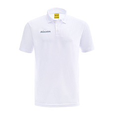 Поло MIKASA MT297-022-2XL, р.2XL, 100% полиэстер, белый