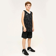 СЦ*Форма баск. детск. KELME, 3593052-000-130, рост 130, 100% полиэстер, черно-белый