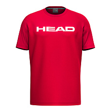 Футболка мужская HEAD Club Original T-Shirt M 811855-RD-L, р.L, хлопок,полиэстер,эластан, красный