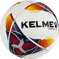 Мяч футб. KELME Vortex 21.1, 8101QU5003-423, р.5, 10 панелей, ПУ, ручная сшивка, бело-мультиколор