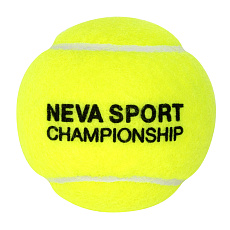 Мяч теннисный NS Championship 3B, 124001, уп.3шт, сукно, нат.резина, желтый
