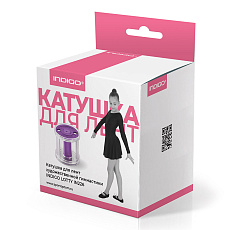 Катушка для лент художественной гимнастики INDIGO LOTTY, IN226-VI, 8см*8,5см, фиолетовый