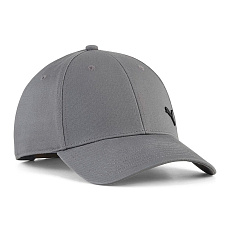 Бейсболка спорт. PUMA ESS Elevated BB Cap, 02715402, хлопок, полиэстер, серый