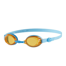 Очки для плав. детск. SPEEDO Jet Jr, 8-092989082A, ОРАНЖЕВЫЕ линзы, голубая оправа