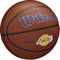 Мяч баскетбольный Wilson NBA LA Lakers WTB3100XBLAL, размер 7