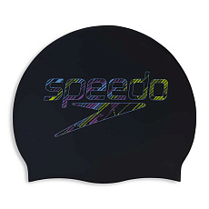 Шапочка для плав. SPEEDO Reversible Moulded, 8-0933716687, ЧЕРНО-ФИОЛЕТОВЫЙ, силикон