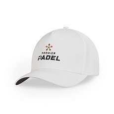 Бейсболка спорт. BullPadel, BPGPMR2605-077, полиэстер, белый