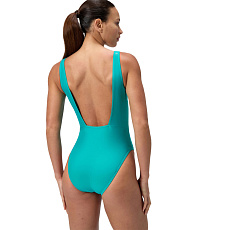 Купальник SPEEDO Logo Square Back Swimsuit, 8-00521216569, р.30 (рос.42), бирюзовый