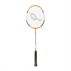 Ракетка для бадм. DOUBLE FISH JINQUE QT-1600, для продвинутых,карбон со струнами,литая,оранжевый