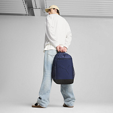 Рюкзак спорт. PUMA Buzz Backpack, 09115303, полиэстер, нейлон, темно-синий