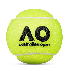 Мяч теннисный Dunlop Australian Open, 601601, уп..3 шт, одобр.ITF,фетр,нат.резина, желтый