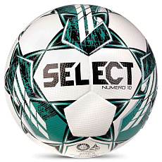Мяч футб. SELECT Numero 10 V23, 3675060004, р.5, FIFA PRO, 32пан, ПУ, руч. сш, бело-зелено-черн