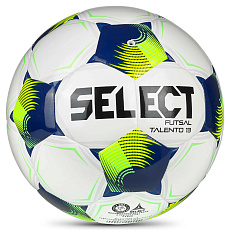 Мяч футзал. SELECT Futsal Talento 13 V26, 1062471015, р.3, 32п, ТПУ, гибр.сш, бело-сине-желтый