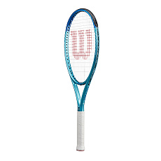 Ракетка б/т Wilson Ultra Power 103 Gr2, WR146910U2, для любителей, графит, со струнами, сине-голубой