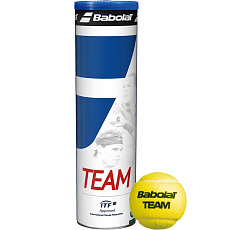 Мяч для большого тенниса Babolat Team 4B 502035, 4шт., желтый