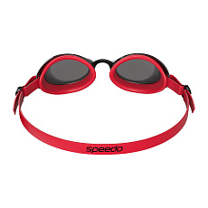 Очки для плав. SPEEDO Jet 2.0, 8-00466717952, ДЫМЧАТЫЕ линзы, красная оправа